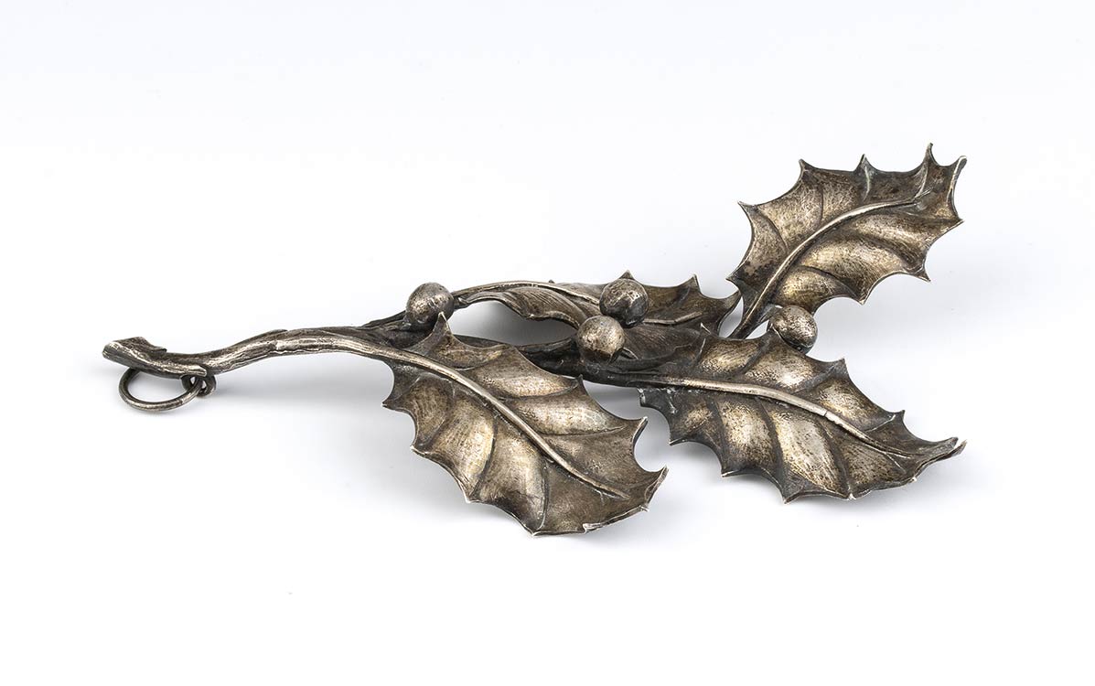Italian silver mistletoe branch - ... 