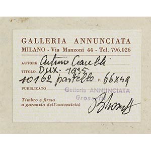 ARTURO CIACELLI  (Arnara, 1883 - ... 