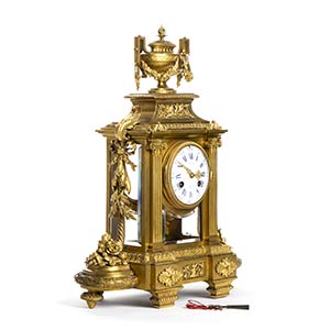 Bronze mantel clock - France, 19th ... 